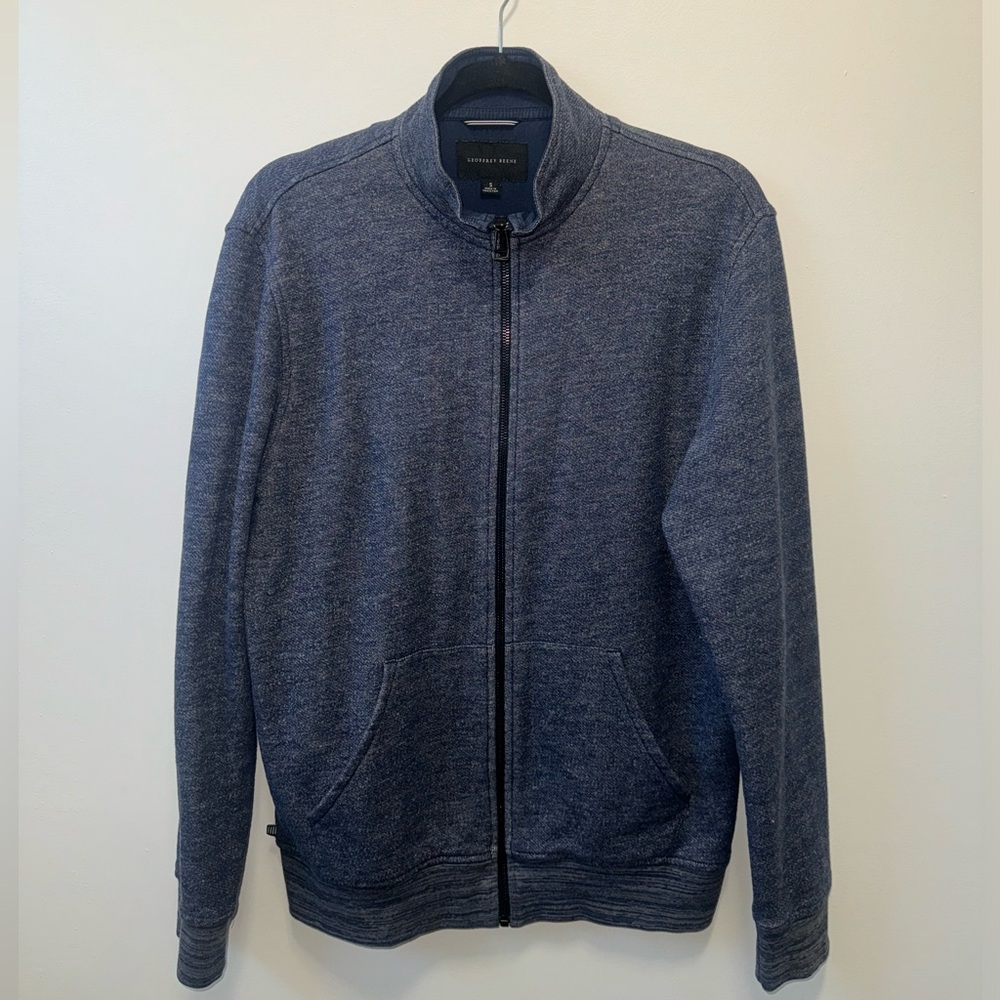 Blue Zip Up Sweatshirt